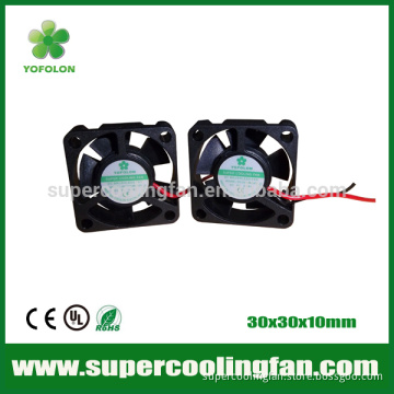 30x30x10mm 5V toyon cooling fan high flow 30mm dc electric fan